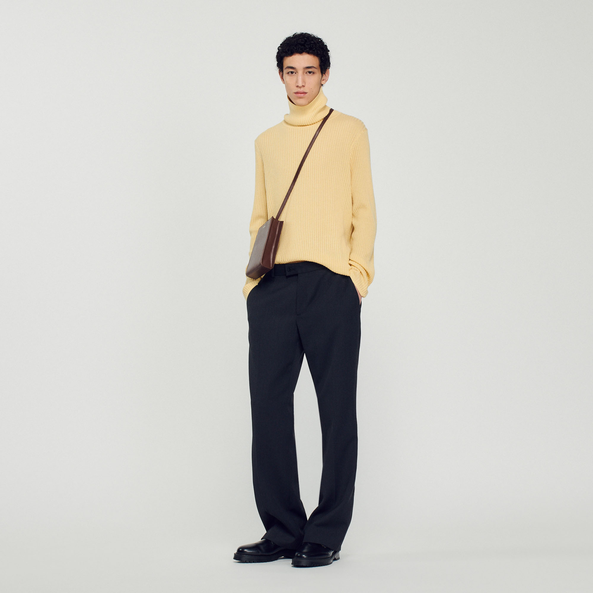 Pull col roule Homme