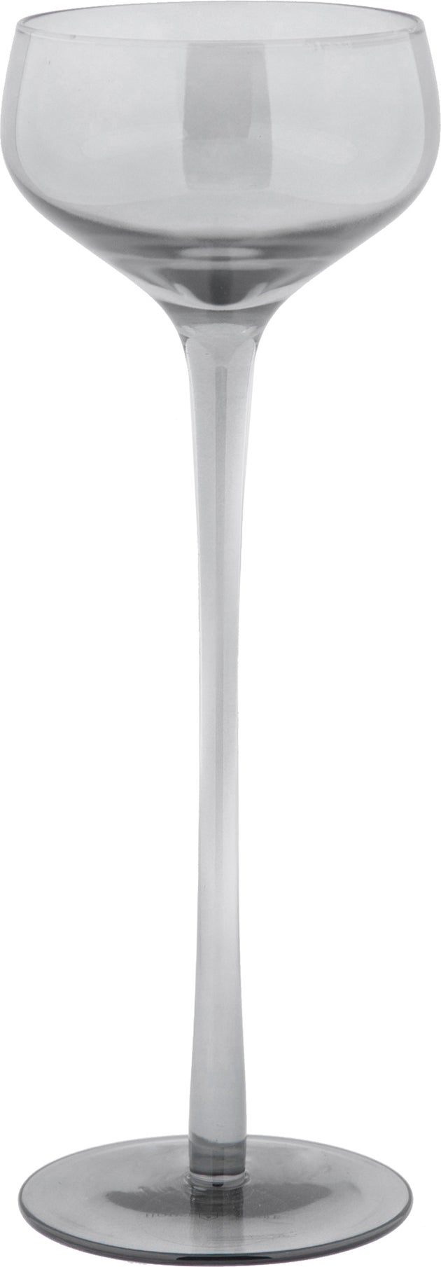 Waxinelichthouder Lorraine grijs D 9 H 26 cm
