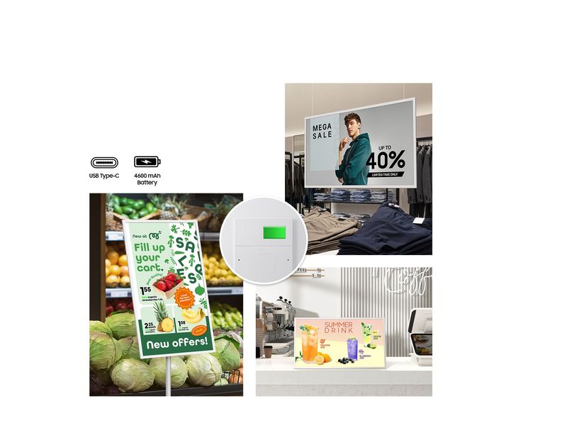 Samsung Public Display EM32DX Color E-Paper 32 