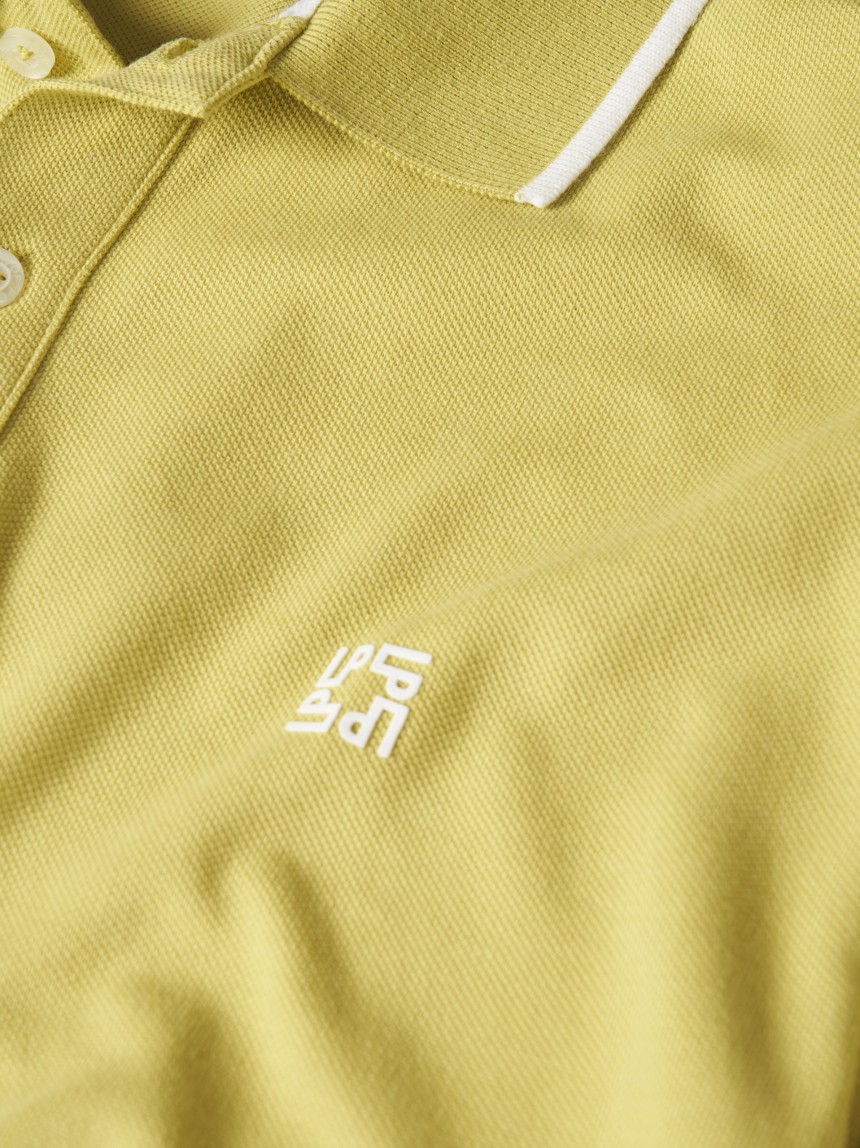Polo piqué em algodão