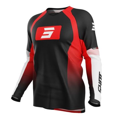 Maillot cross Shot DRAW - INSTINCT 2025 - Rouge