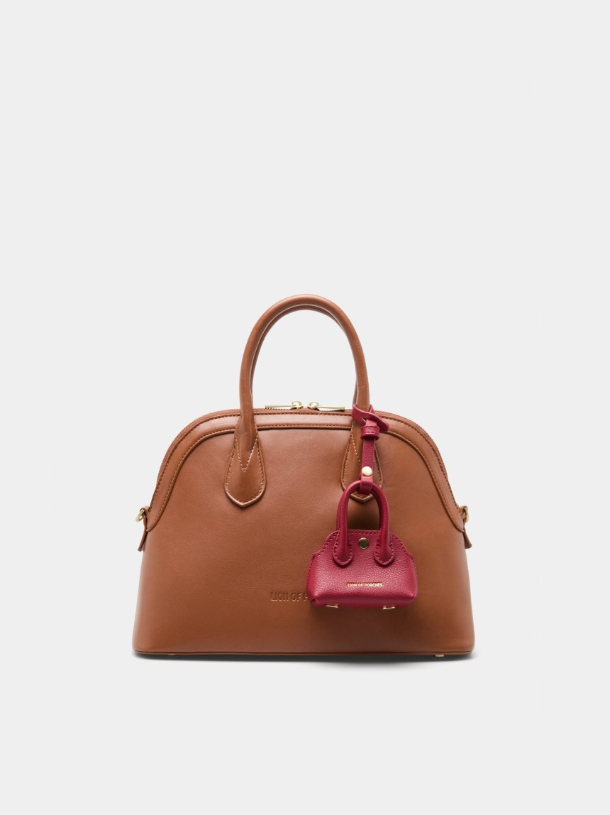 Porta-chaves charm em forma de mini mala