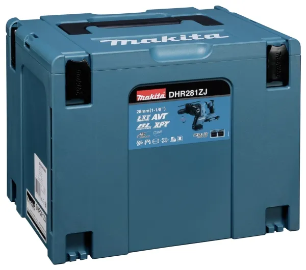 Makita DHR281ZJ - Roterende hammer - ledningfri - 3 tilstande - SDS-plus - 2.8 Joule - intet batteri - 36 V - SOLO