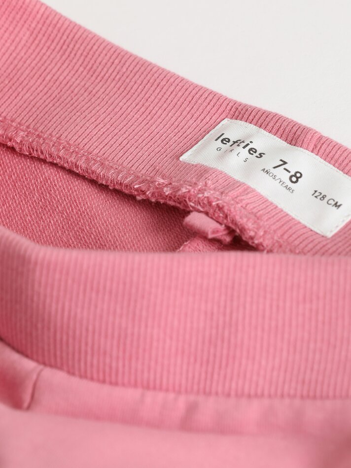 Leggings esportivas com forro de lã - Rosa claro