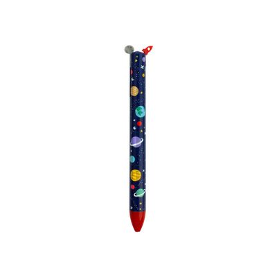 Legami - Stylo à bille 2 couleurs - motif space