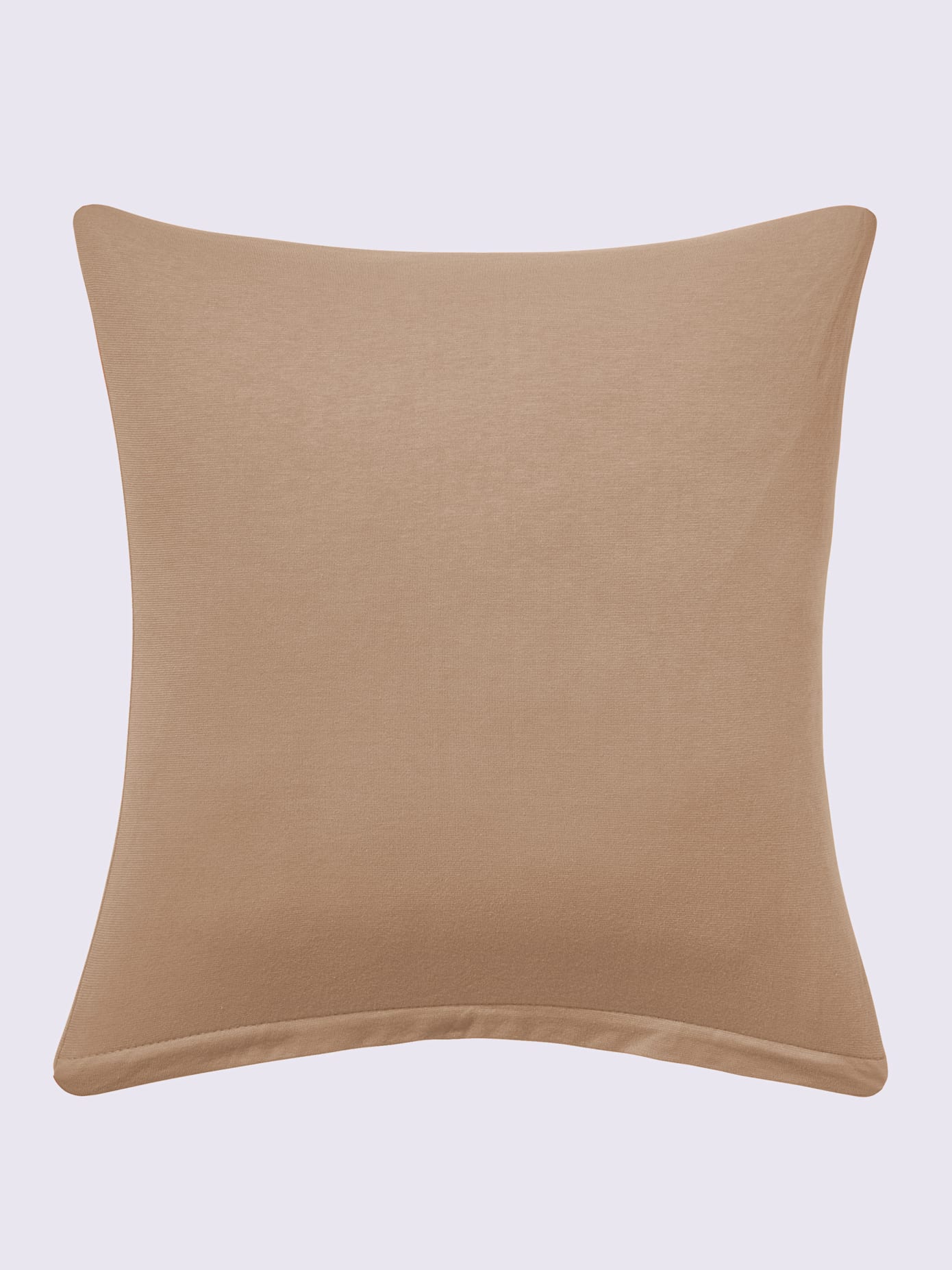 Housses de coussin jersey fin maco à repassage superflu