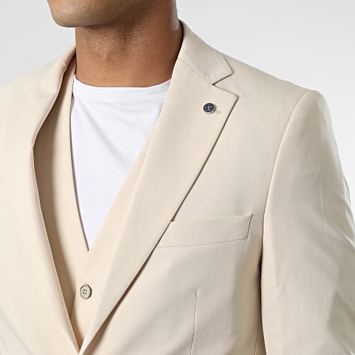 Ensemble Costume 3 Pièces 11672 Beige
