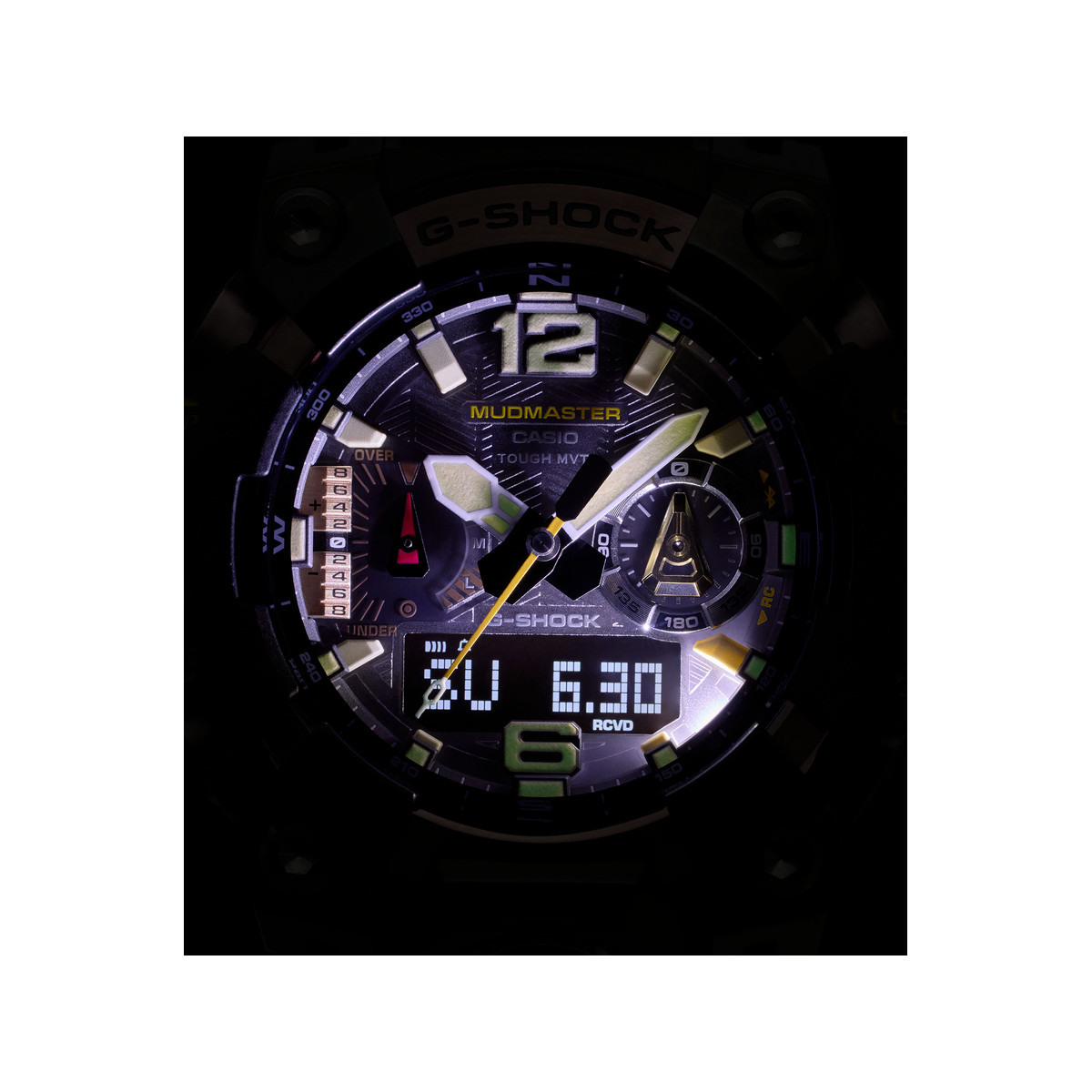 Montre CASIO G-SHOCK homme bracelet résine bordeaux