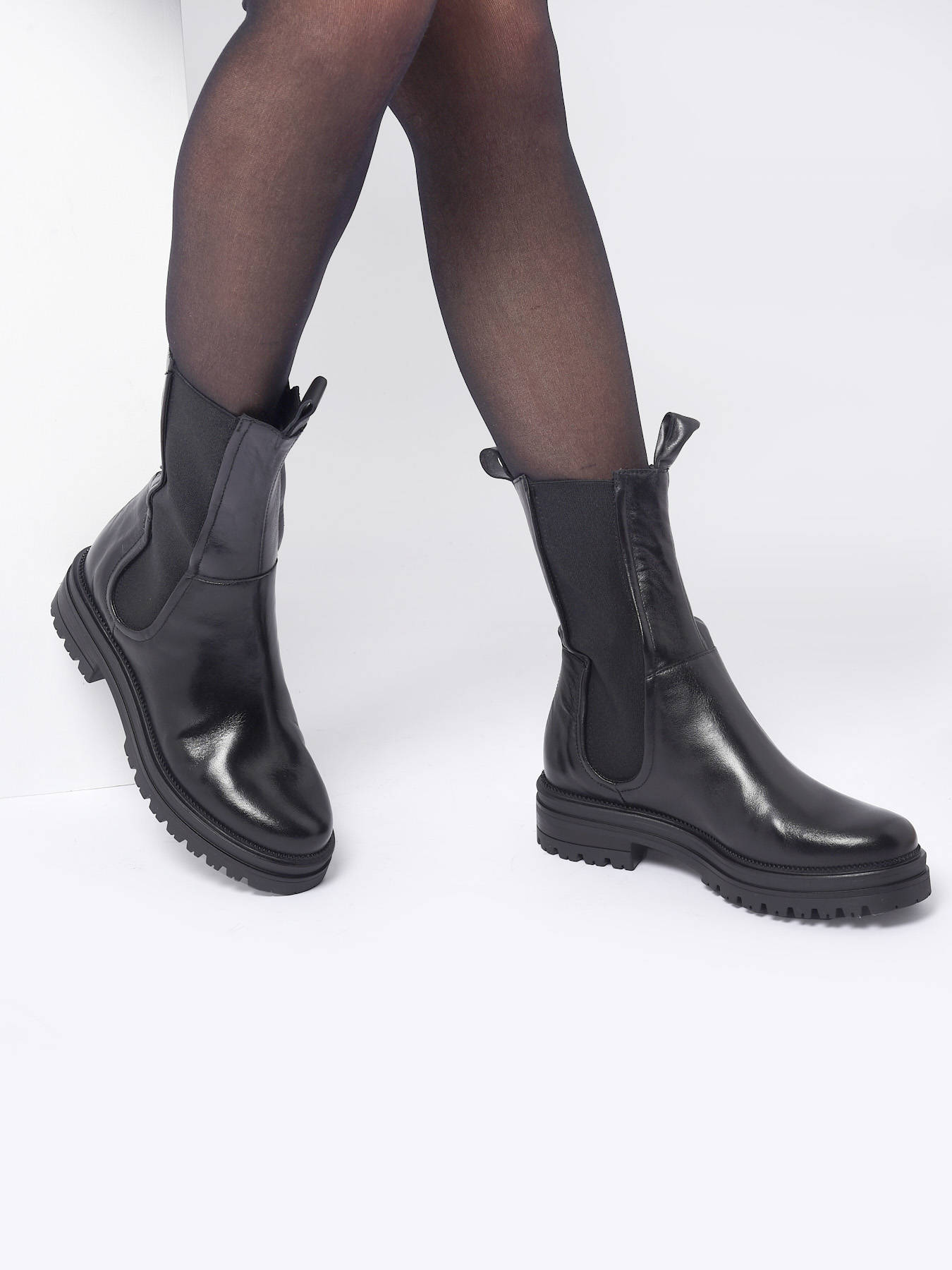 Boots en cuir MJUS