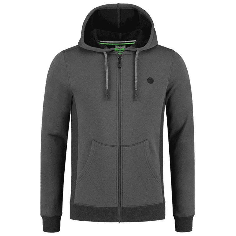 Sweat Zippé Homme Korda Charcoal Zip Hoodie - Gris