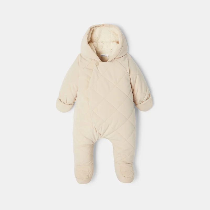 Combipilote matelassée doublée beige naissance Absorba Beige