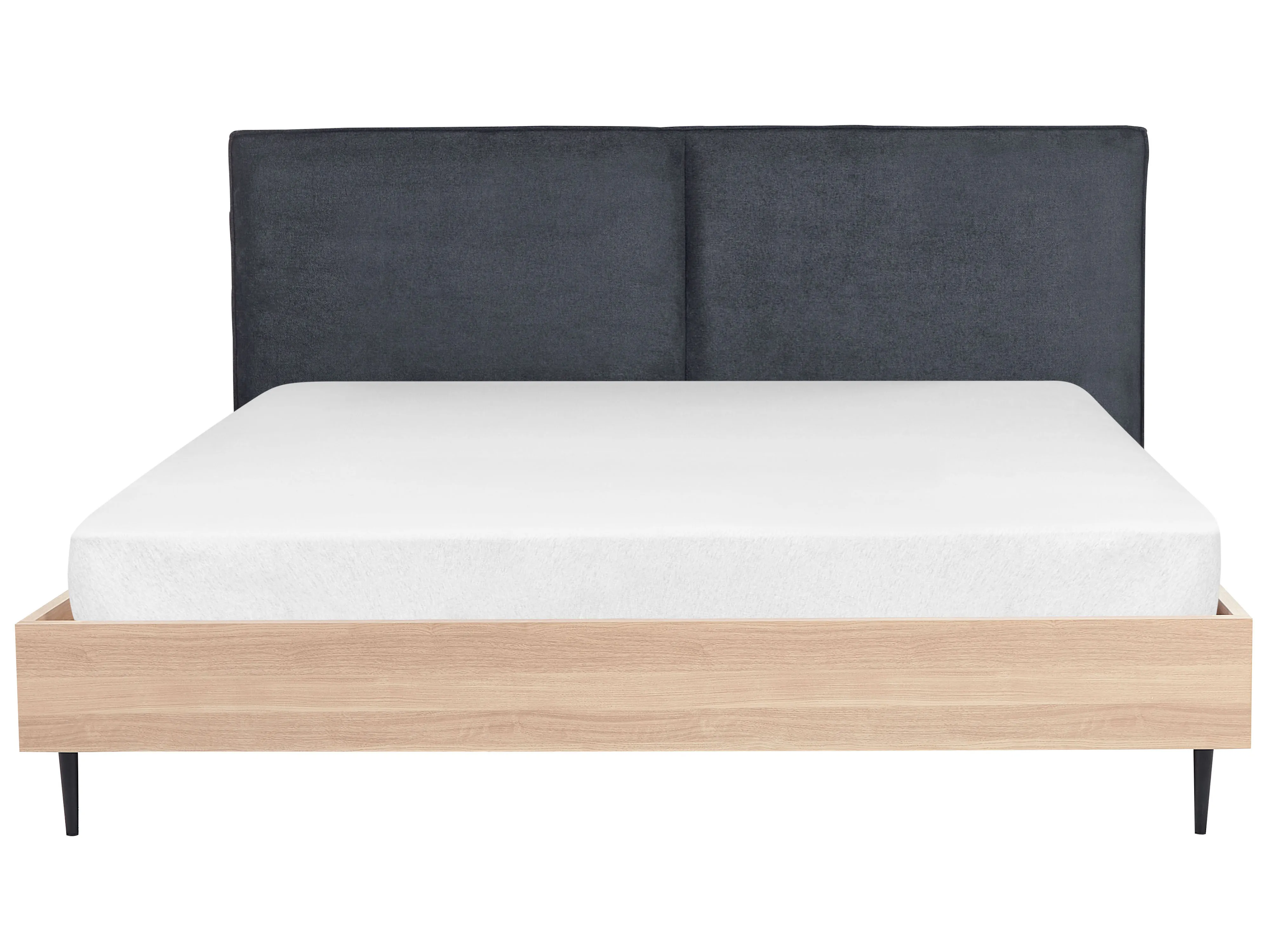 Bed Stof IZERNORE 180 x 200 cm Donkergrijs