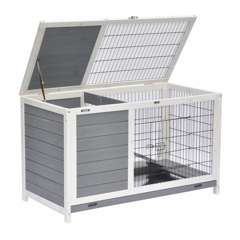 Nanook Meerschweinchenstall Easy grau weiß