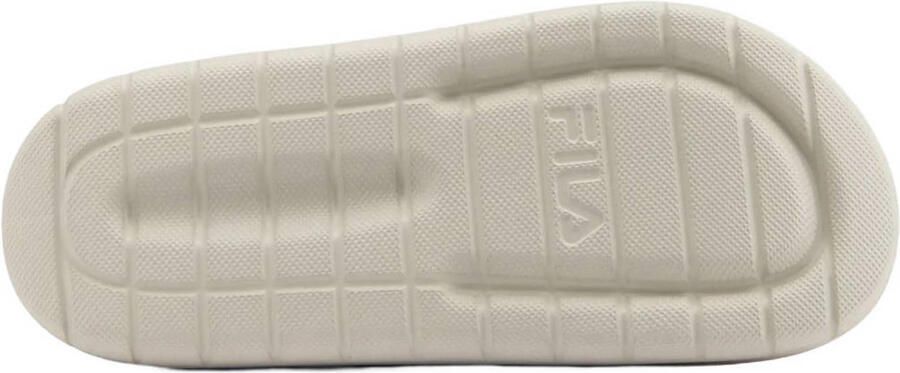 Fila badslippers met logo taupe