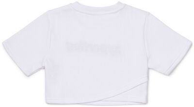 Hyperfied Running Short Sleeve Logo Sweatshirt, Snow White