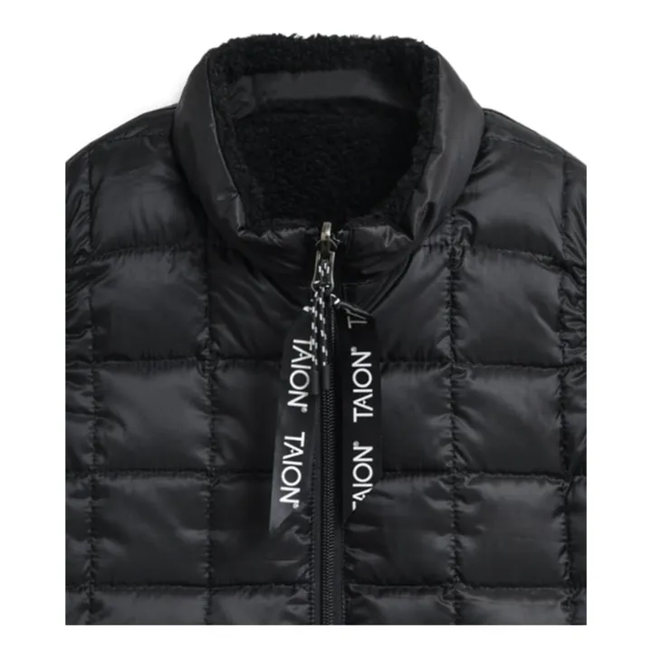 Taion Doudoune Sans Manches Réversible Down x Boa Mountain | Noir