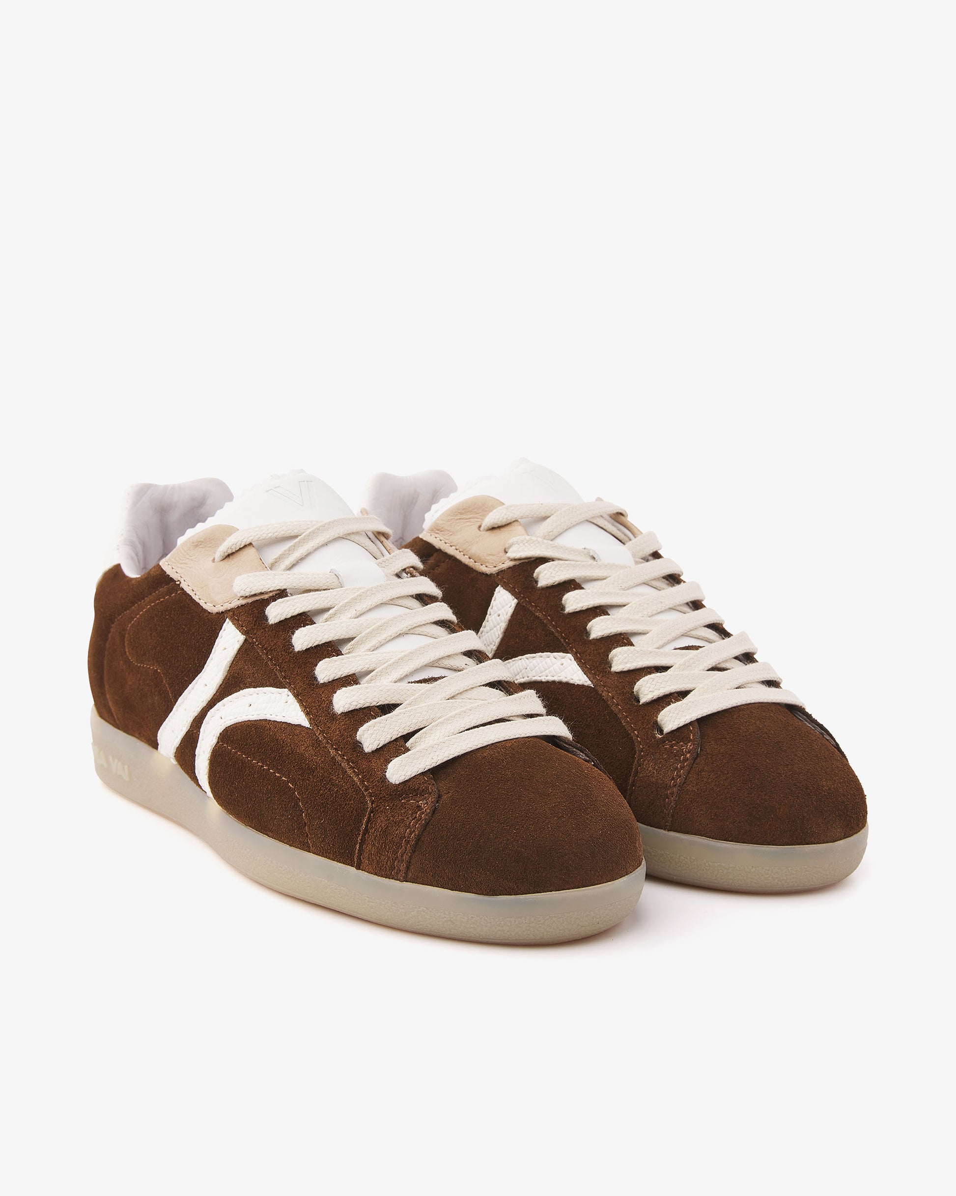 VIA VAI bruine dames sneakers Nilla Khloe