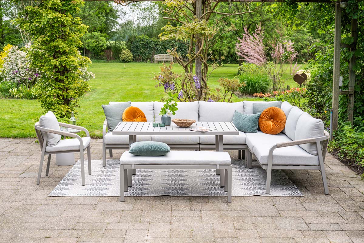 Garden Impressions Monti lounge-diningset - Taupe
