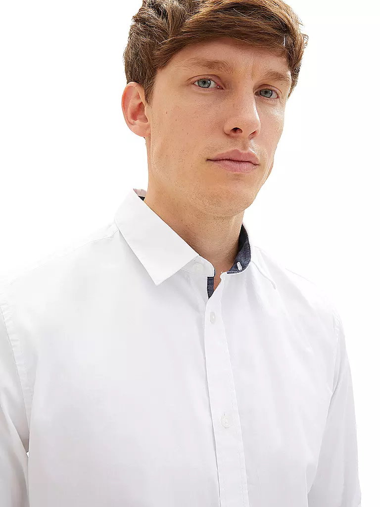 TOM TAILOR Hemd weiss