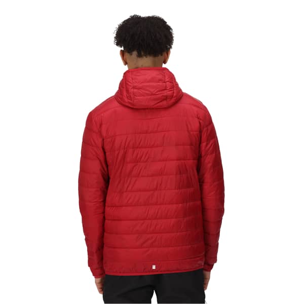 Doudoune randonnée REGATTA HOODED HILLPACK DARK RED