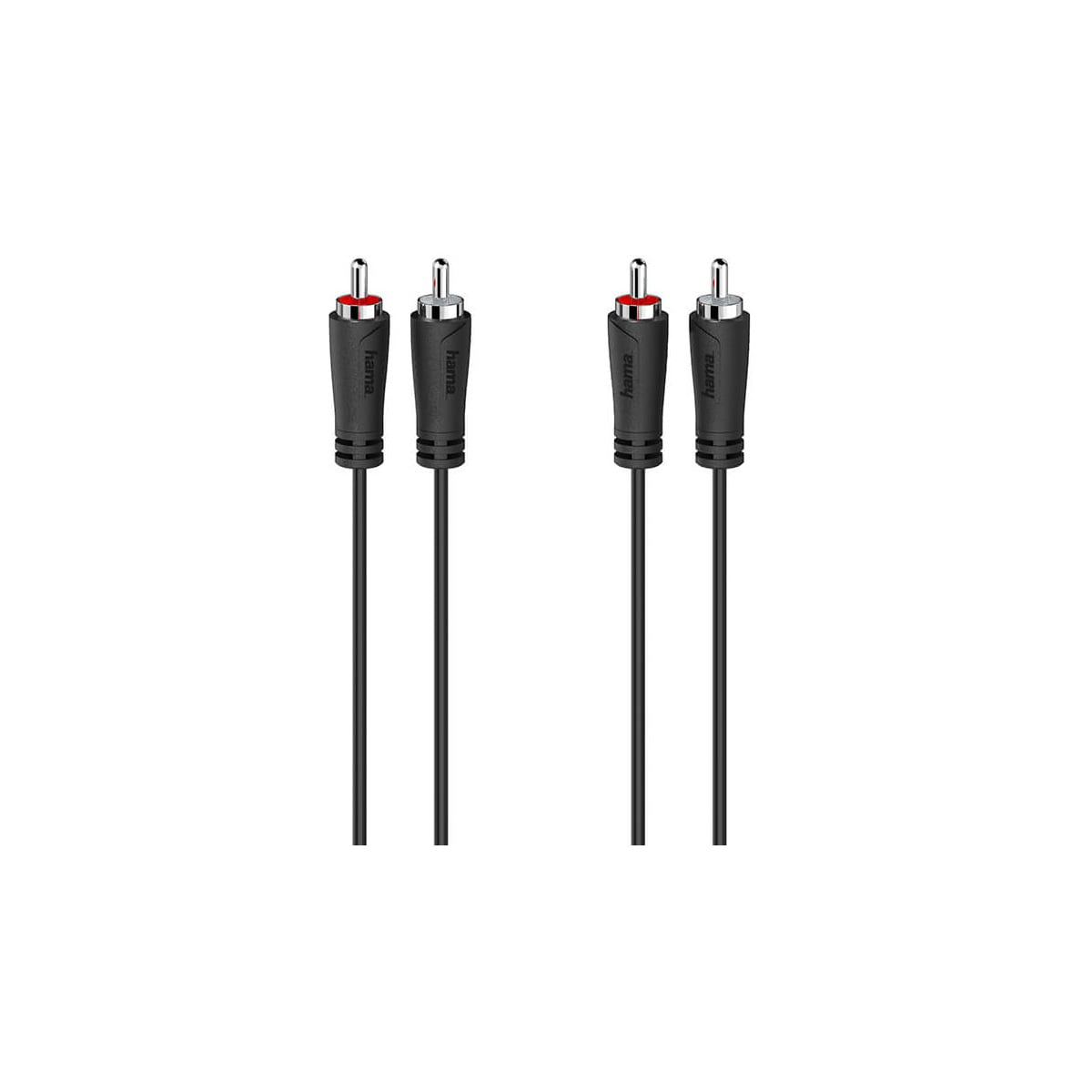 Hama 2 x RCA til 2 x RCA lydkabel 1,5 m
