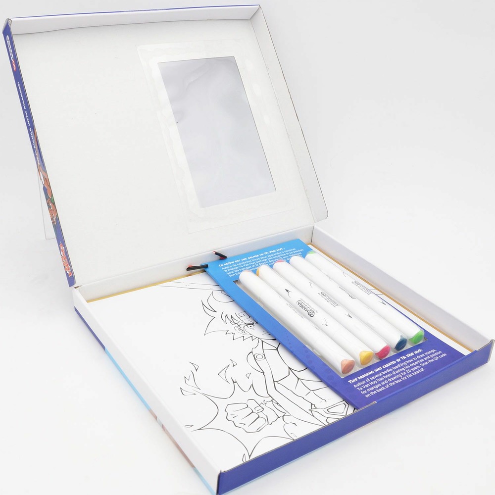 Kit de dessin my hero go manga - kyo