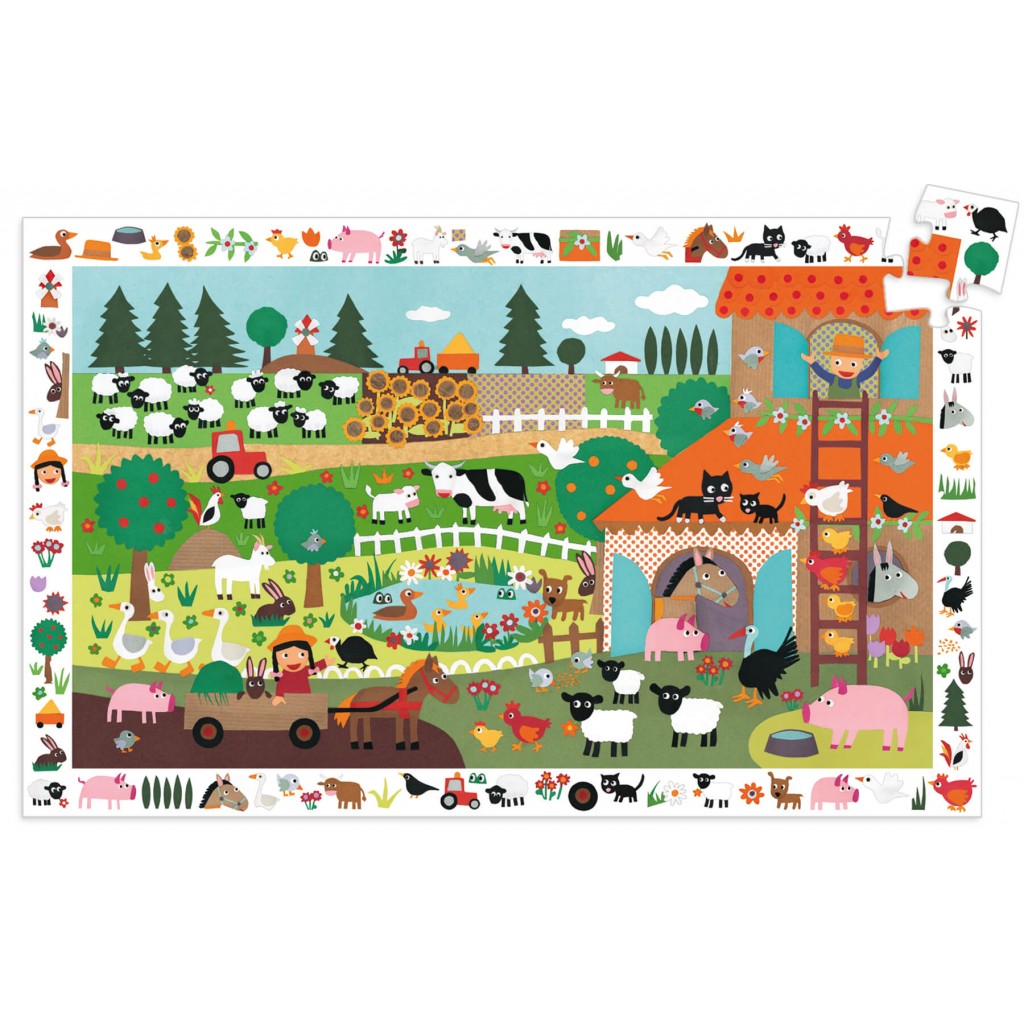 Puzzle observation - Ferme - 35 pièces