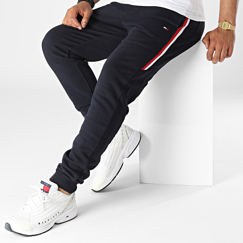 Pantalon Jogging A Bandes Global Stripe 5278 Bleu Marine