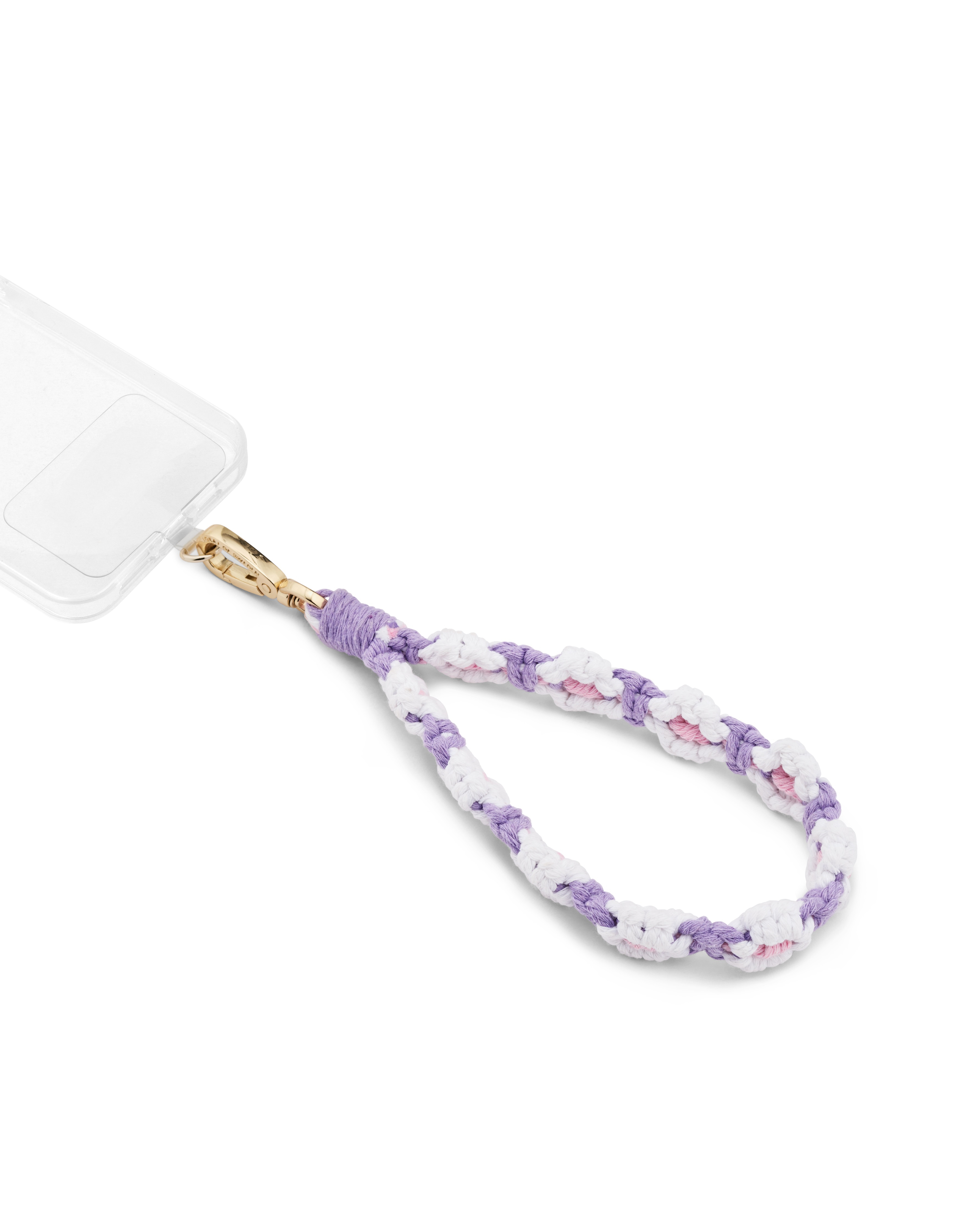 (45cm) Universal Handy Kette Phone Charms Schmuck Anhänger Handgelenkschlaufe   1x Einlage (IDCW-540) - Crochet Flower