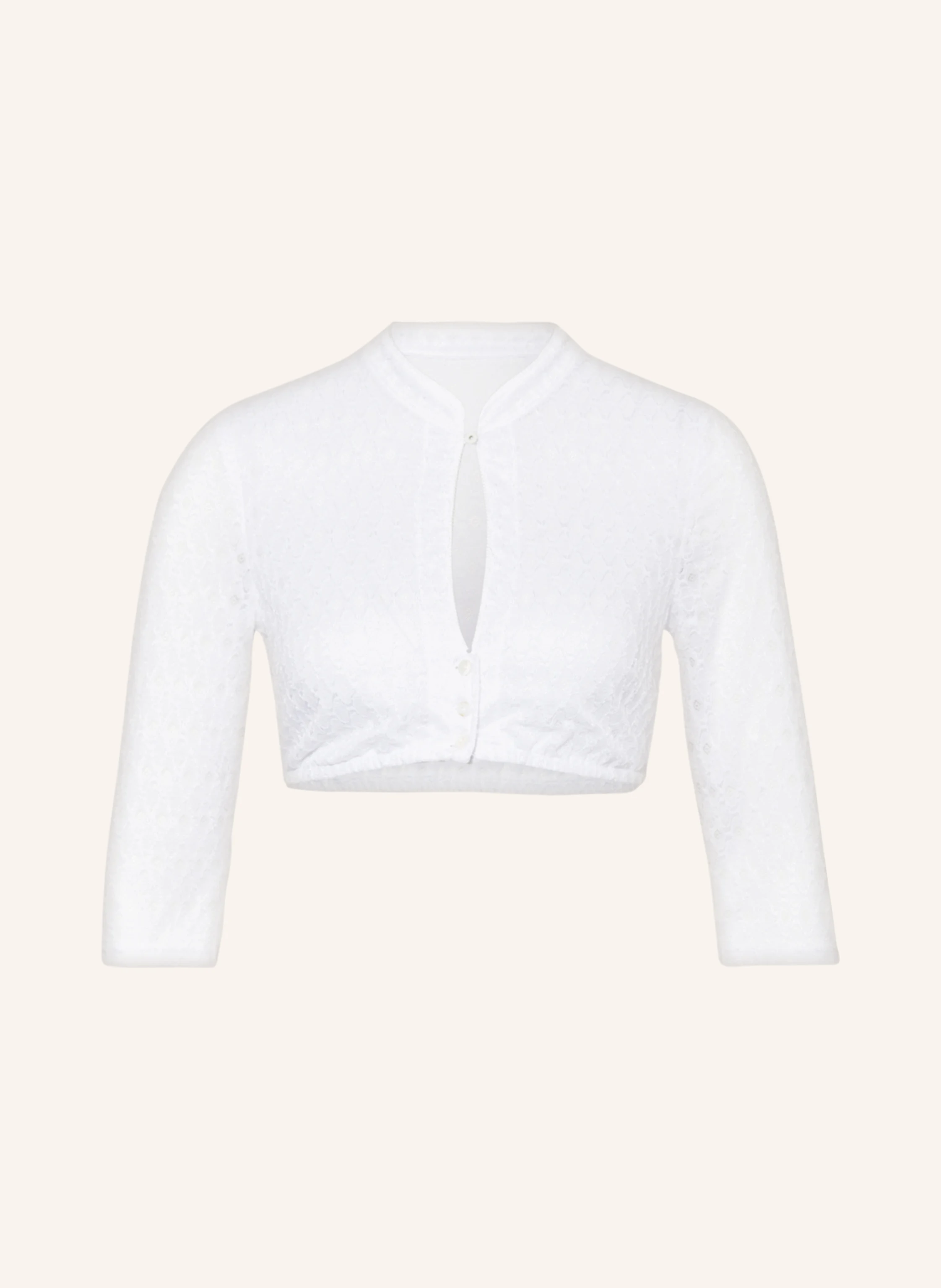 WALDORFF Dirndlbluse aus Spitze mit 3/4-Arm
