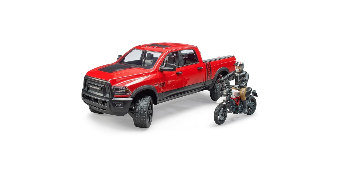 bruderDodge RAM Power wagen met accessoires Modelvoertuig  (02502)