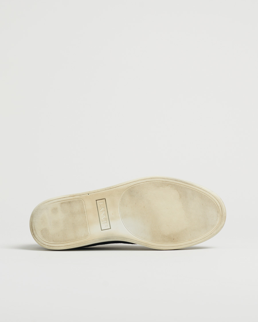 Lanvin DBB1 Patent Cap Toe Sneaker Black