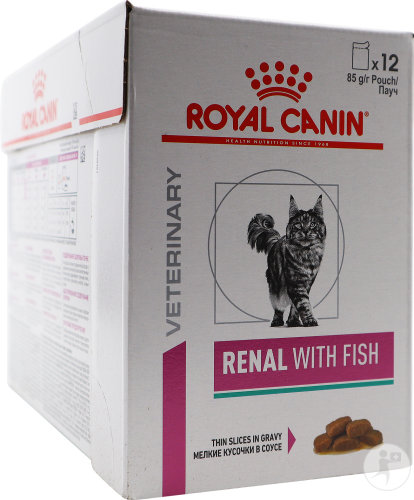 Royal Canin Veterinary Diet Renal Tuna Pouch Sachets 12x85g