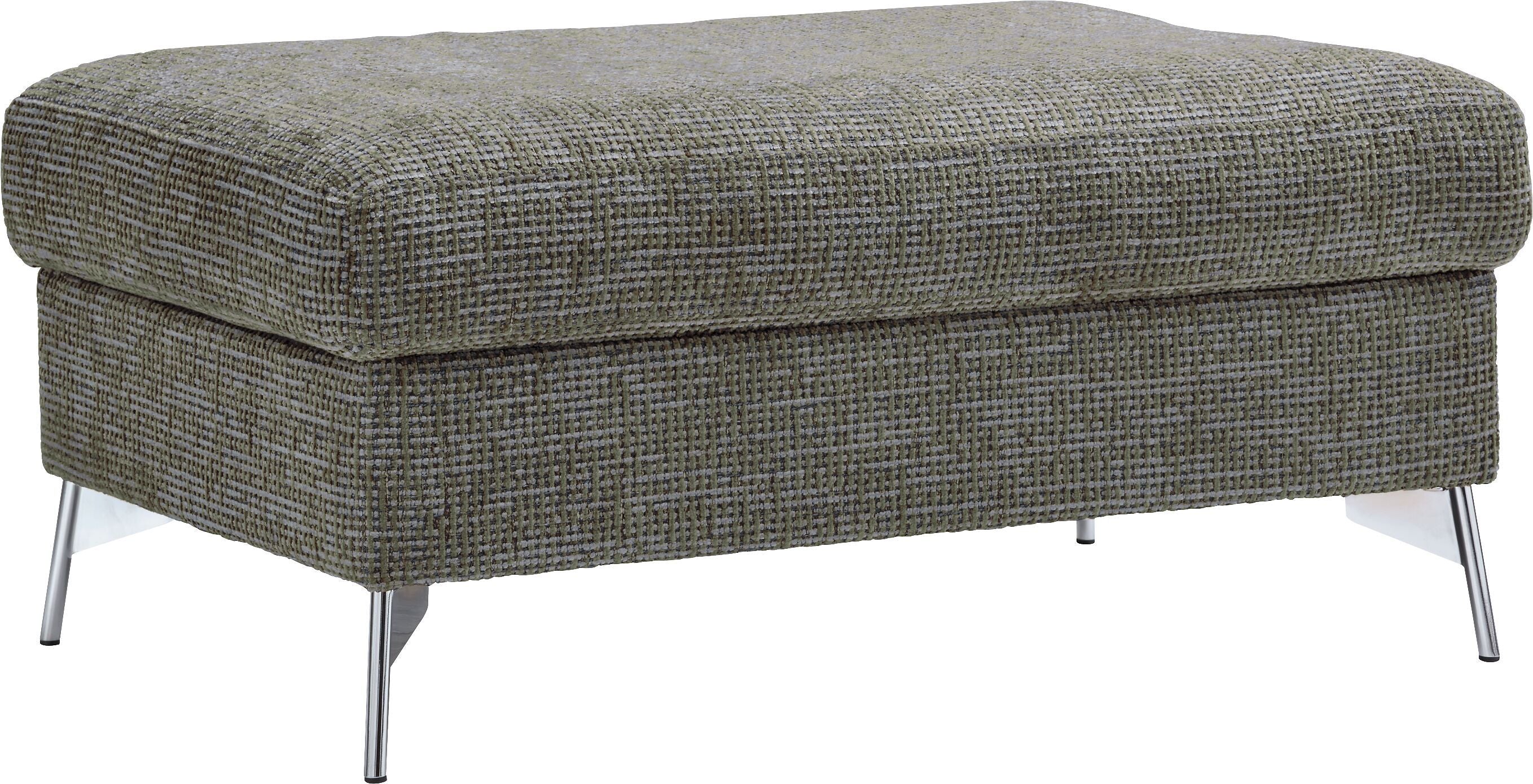 DIENER Hocker - Grün / B: 64.0 cm x T: 95.0 cm x H: 45.0 cm