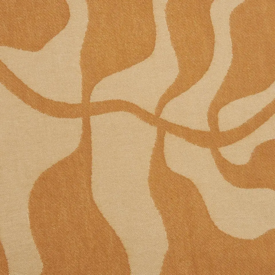 BANGRE - Plaid - Oranje - 130 x 170 cm - Polyester