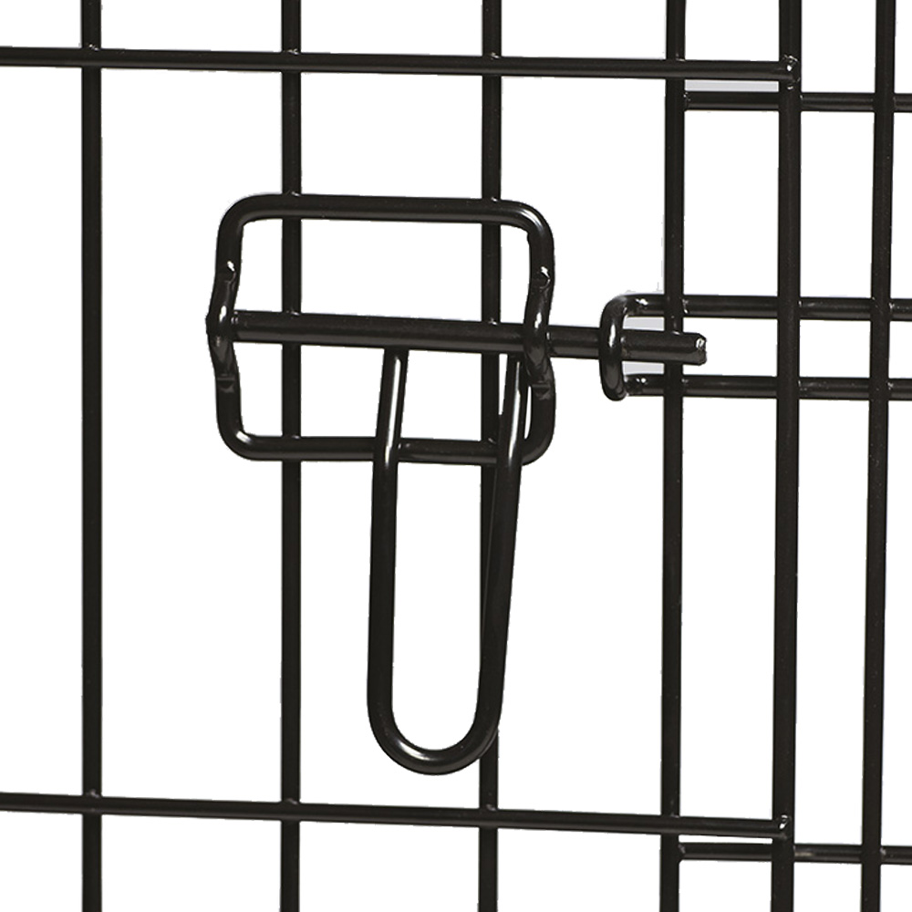 Ferplast cage de transport pliable pour chiens dog-inn 120, enclos pour chiots, transport en métal séparation inclus, porte double