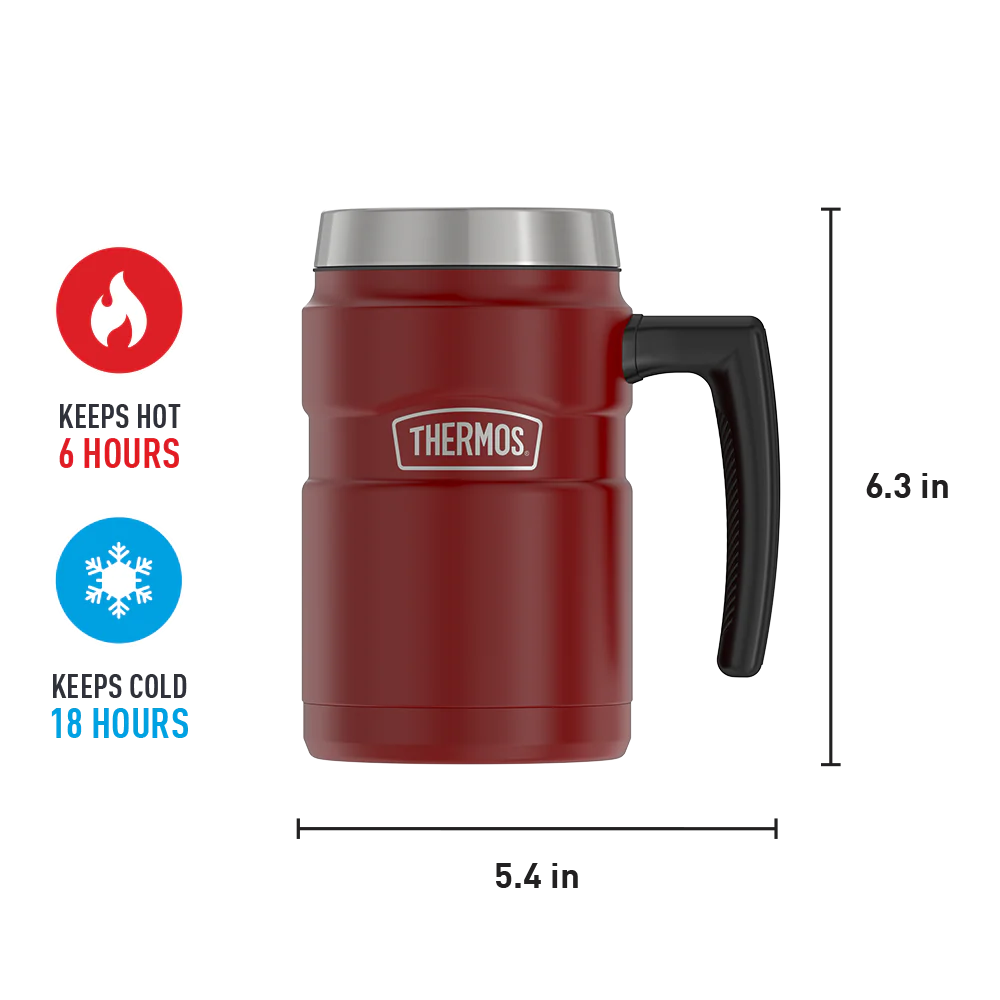 16oz STAINLESS KING™ COFFEE MUG