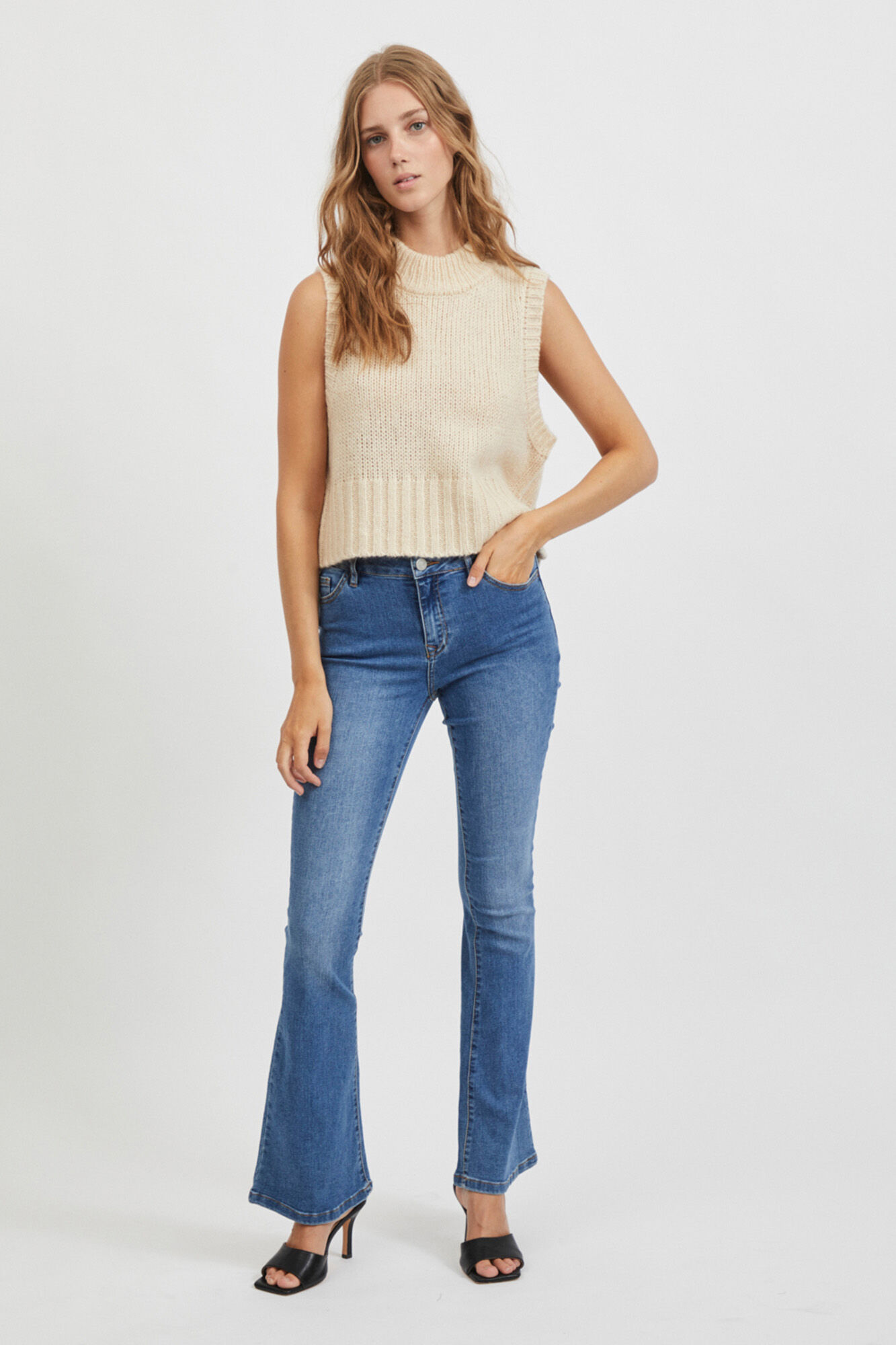 Calça jeans feminina - Azul