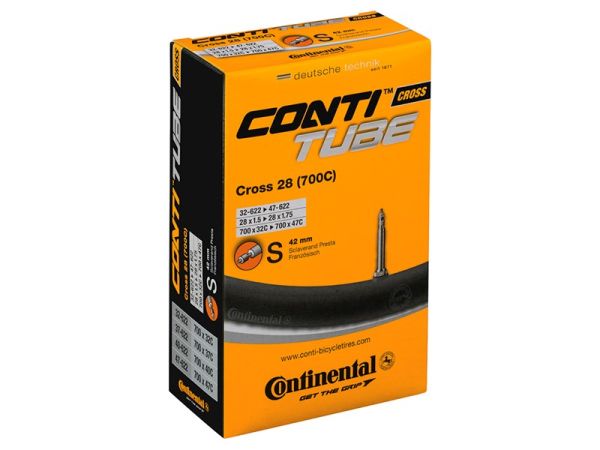 Continental Cross 28 Cykelslange 700x32-47C, 42mm Racerventil