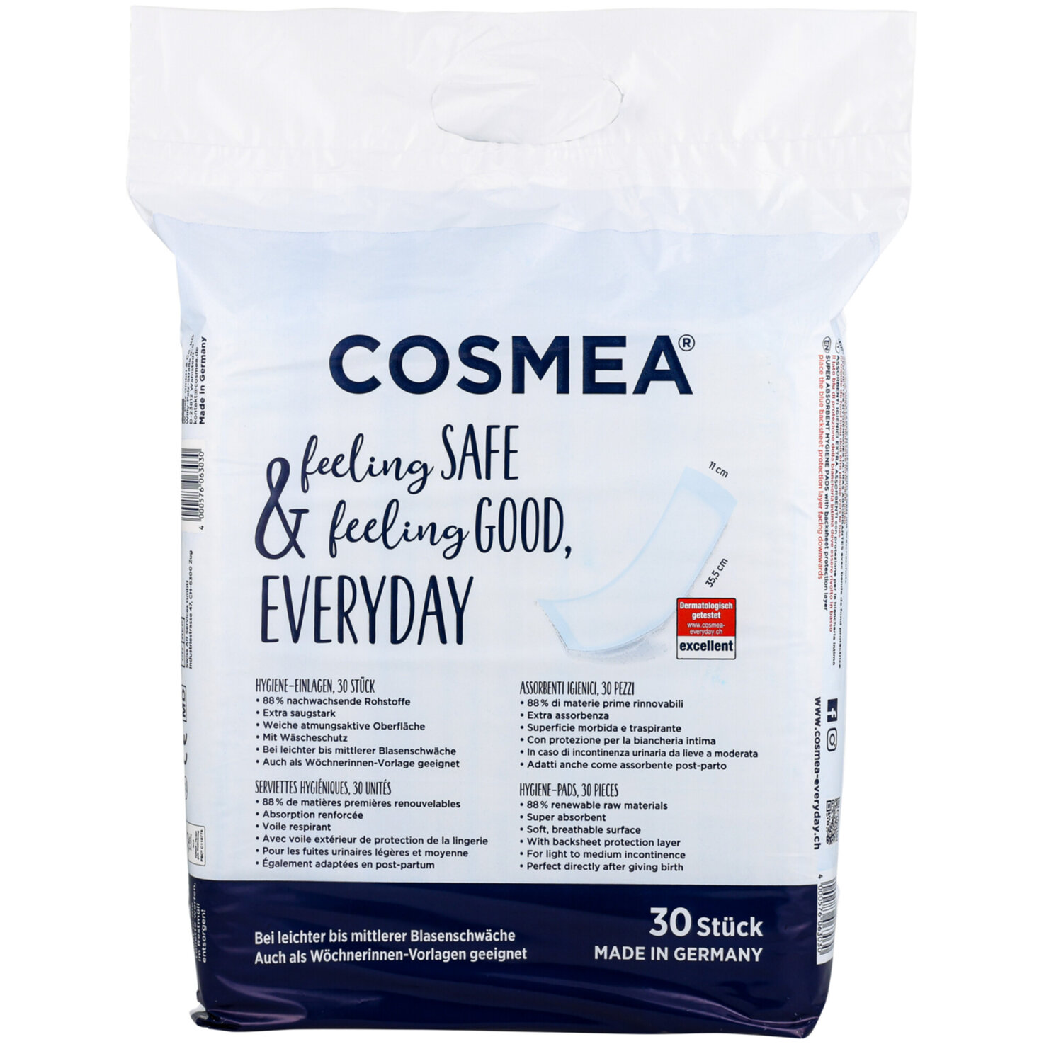 COSMEA Hygiene-Einlagen 30 Stück