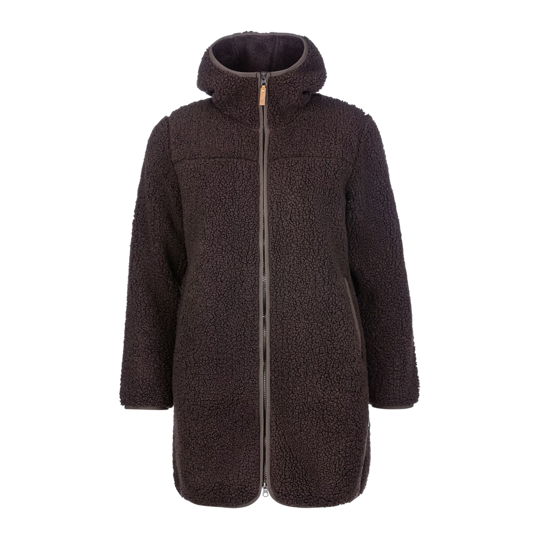 Frauen Mantel Sherpa Fiona black coffee