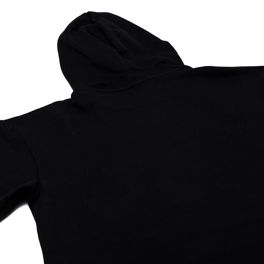 adidas Essentials Oversized Fleece Sweat à Capuche - Noir/Blanc Femme