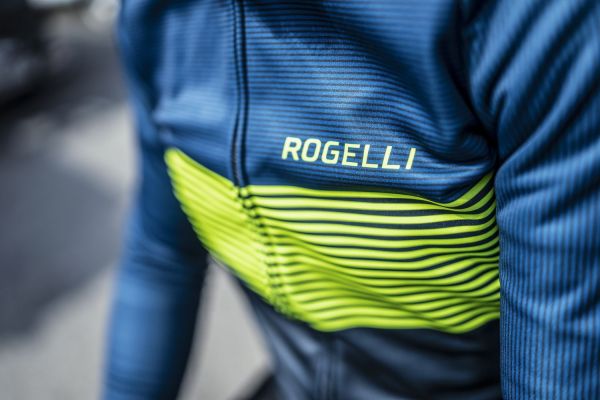 Rogelli Boost Vinterjakke, Blue/Fluor