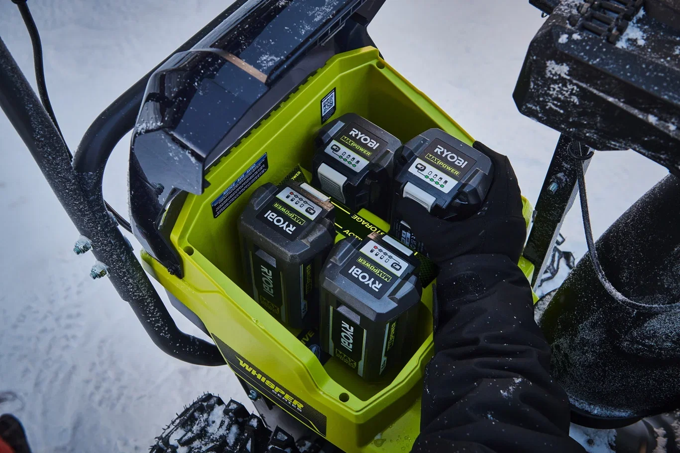 Ryobi Batteridrevet Snøfreser RY36STX56A-250 Bredde 56 cm