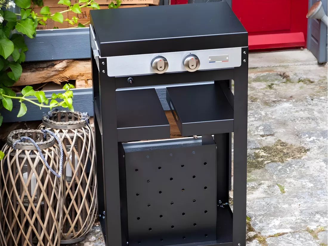 Plancha gaz sur chariot Plancha Française 250 Duo Edition - Le Marquier