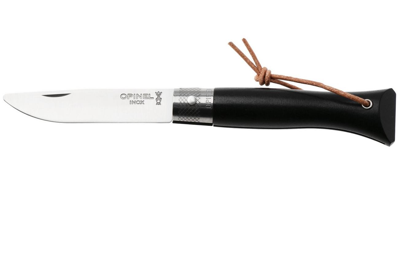 Opinel Néo6 Opiflex 003110 Stainless Steel, Ebony Wood, slipjoint zakmes