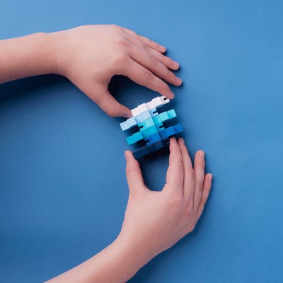 Plus-Plus HEXEL Fidget-leke Waterfall