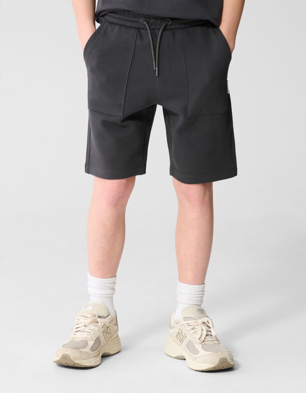 Pocket Short Donkergrijs