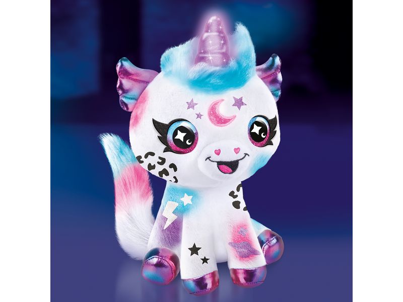 Canal Toys Plüsch Cosmic Unicorn Plüschtier mit elektrischer Airbrush-Spritzpistole