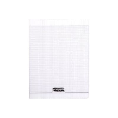 Calligraphe 8000 - Cahier polypro 24 x 32 cm - 192 pages - grands carreaux (Seyes) - transparent